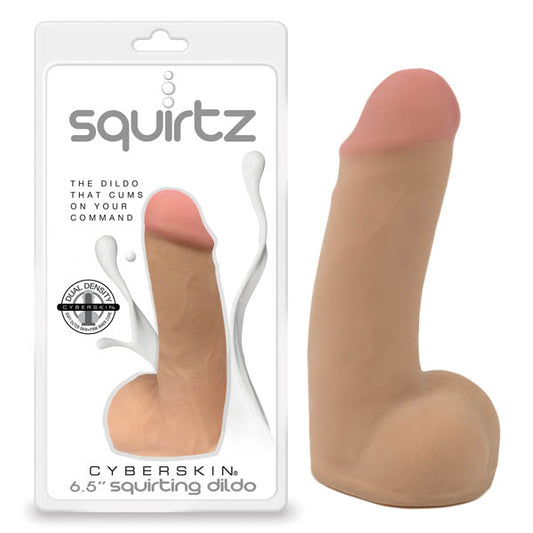 Squirtz CyberSkin 6.5'' Squirting Dildo - Flesh 16.5 cm Squirting Dong