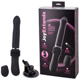 JoyXtanda - Black 19.4 cm USB Rechargeable Thrusting Vibrator with Remote