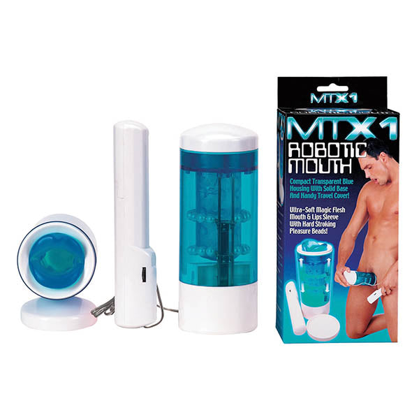 MTX 1 Robotic Mouth - Blue Robotic Masturbator