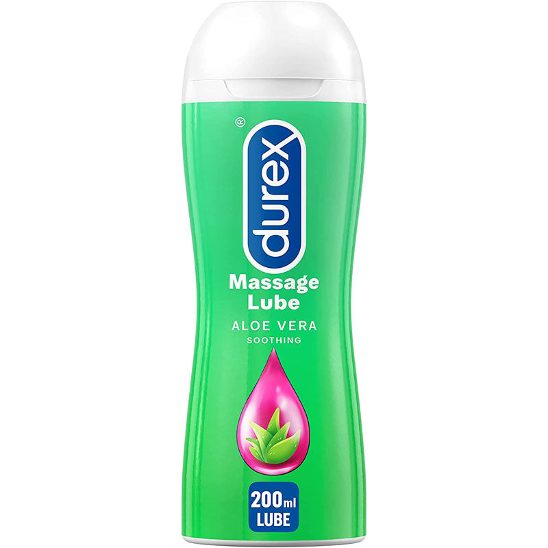 Durex Massage Lube - Lubricant with Aloe Vera - 200 ml