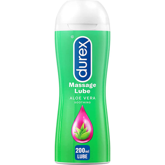 Durex Massage Lube - Lubricant with Aloe Vera - 200 ml