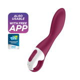 Satisfyer Heated Thrill - Red USB Rechargeable Heating Vibrator