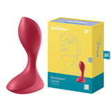 Satisfyer Backdoor Lover - Red USB Rechargeable Vibrating Butt Plug