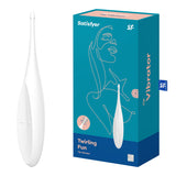 Satisfyer Twirling Fun - White USB Rechargeable Point Clitoral Stimulator