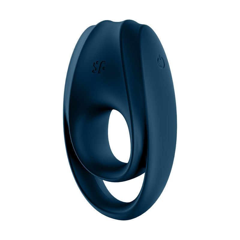 Satisfyer Incredible Duo - Dark Blue USB Rechargeable Cock & Balls Ring