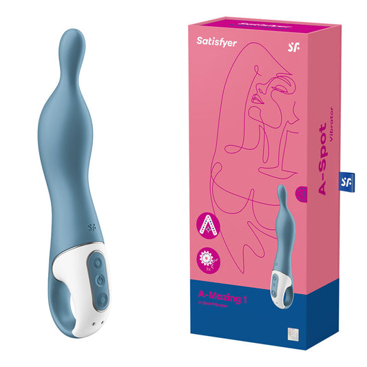 Satisfyer A-Mazing 1 - Blue USB Rechargeable Vibrator