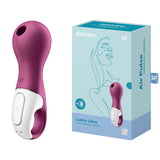 Satisfyer Lucky Libra - Berry Red Air Pulsation Stimulator with Vibration