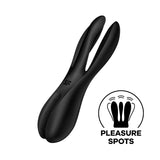 Satisfyer Threesome 2 - Black Triple Head Vibrating Stimulator