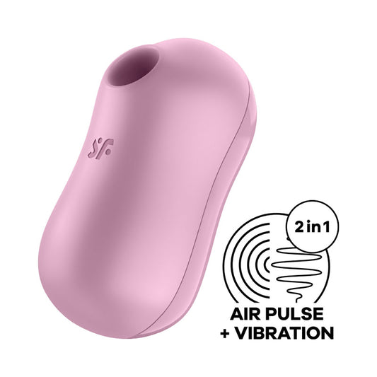 Satisfyer Cotton Candy - Lilac - Lilac USB Rechargeable Air Pulsation Stimulator