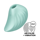 Satisfyer Pearl Diver - Mint - Mint USB Rechargeable Air Pulsation Stimulator