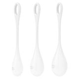 Satisfyer Yoni 1 - White Kegel Balls Training Set - Set of 3 Sizes