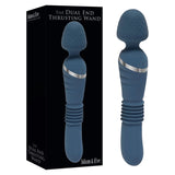 Adam & Eve The Dual End Thrusting Wand - Blue 23.8 cm Massager Wand & Thrusting Vibrator