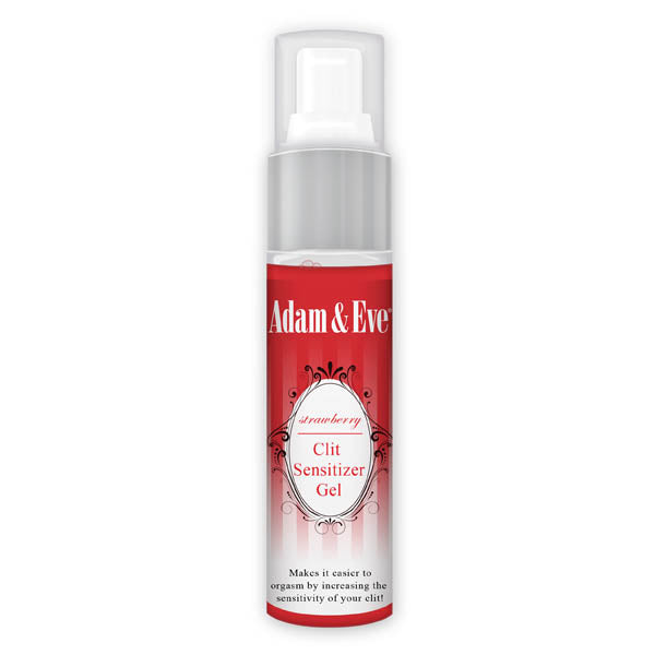 Adam & Eve Clit Sensitiser Gel - Strawberry Flavoured Female Enhancer - 29 ml (1 oz) Bottle