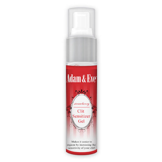 Adam & Eve Clit Sensitiser Gel - Strawberry Flavoured Female Enhancer - 29 ml (1 oz) Bottle