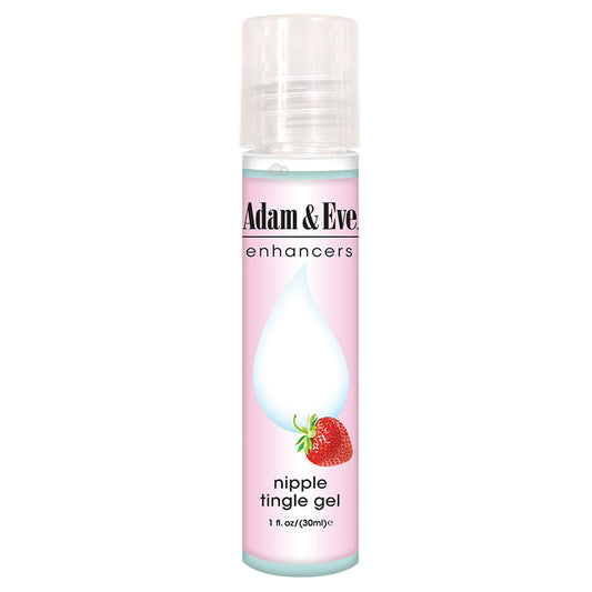 Adam & Eve Nipple Tingle Gel - Strawberry Flavoured Stimulating Gel - 30 ml