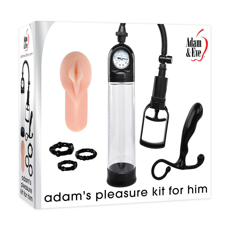 Adam & Eve ADAMS PLEASURE KIT FOR HIM - 5 Piece Set