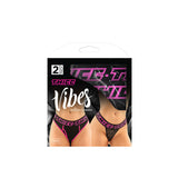 VIBES THICC Brief & Thong - Underwear 2 Pack - S/M Size