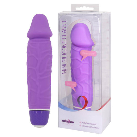 Mini Silicone Classic - Purple 13.5 cm (5.25'') Vibrator