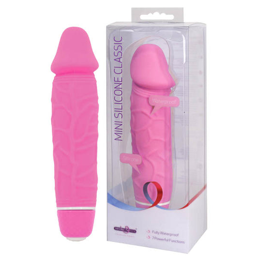 Mini Silicone Classic - Pink 13.5 cm (5.25'') Vibrator