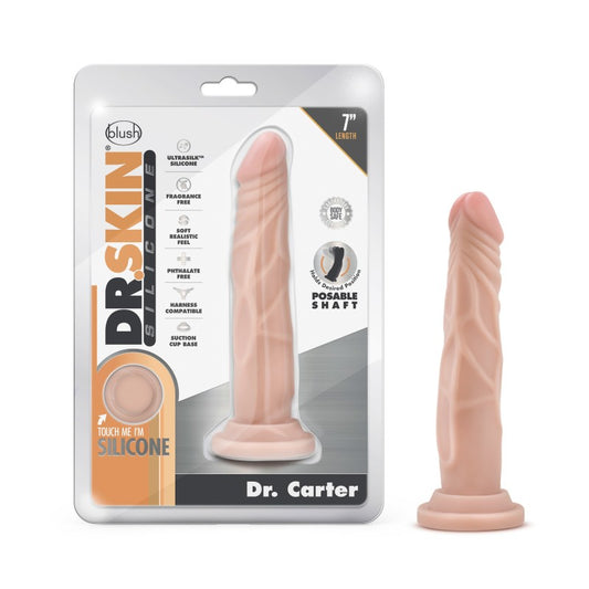 Dr. Skin Silicone Dr. Carter - Flesh 17.8 cm Dong