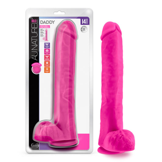Au Naturel Bold Daddy - Pink - Pink 35.5 cm (14'') Dong