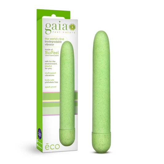 Gaia - Eco - Green 17.8 cm (7'') Vibrator