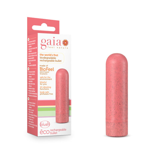 Gaia Eco Rechargeable Bullet - Coral Pink USB Rechargeable Bullet