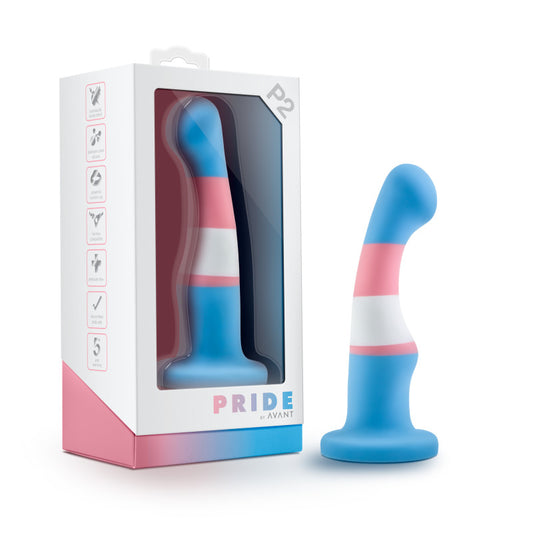 Avant Pride P2 - True Blue - Coloured 15.2 cm Dildo