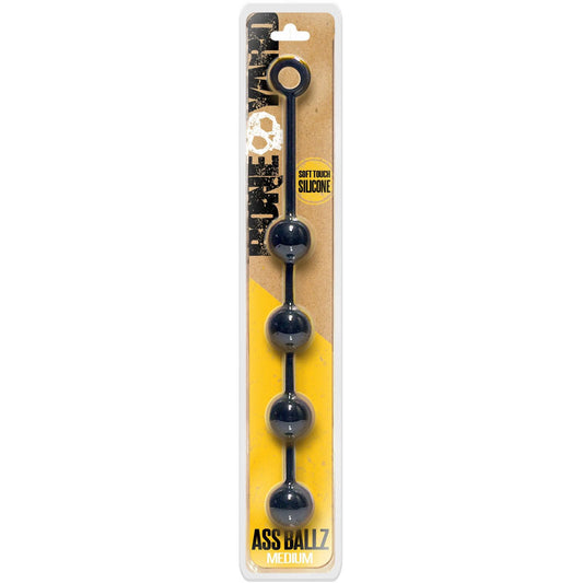 Boneyard Ass Ballz M - Black 40 cm Medium Anal Beads