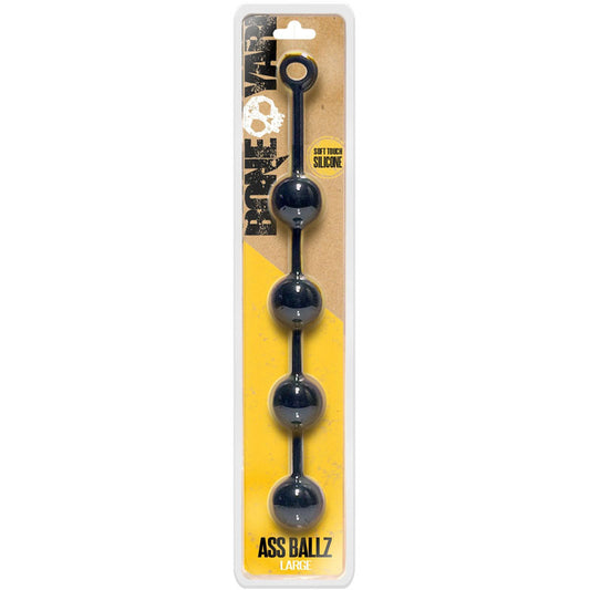 Boneyard Ass Ballz L - Black 46 cm Large Anal Beads
