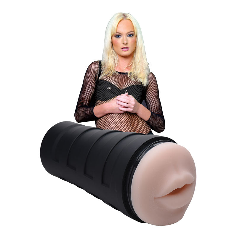 Mistress Dani Deluxe Mouth Stroker - Flesh Mouth Stroker