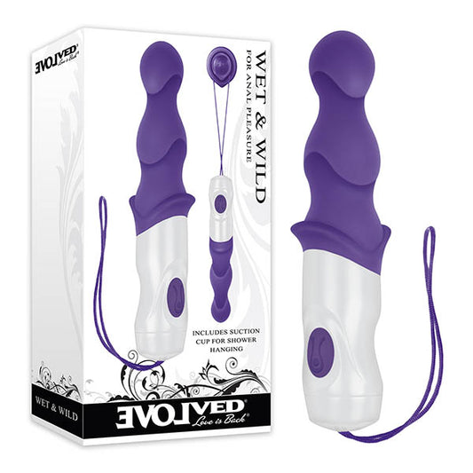 Evolved Wet & Wild - Purple 20.3 cm (8'') Anal Vibrator