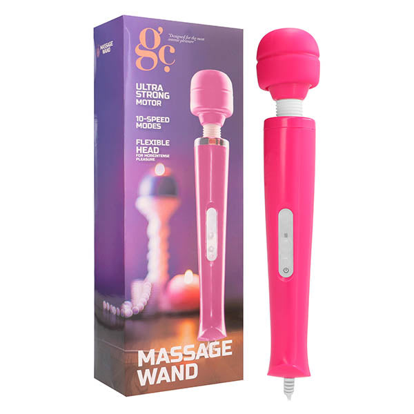 GC. Massage Wand - Pink Powered Massage Wand