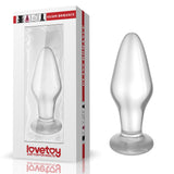 Glass Romance 4.3'' Butt Plug - Clear 10.9 cm Butt Plug