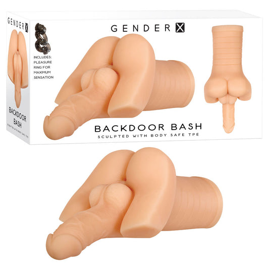 Gender X BACKDOOR BASH Light - Flesh Male Masturbator