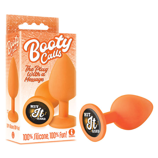 The 9's Booty Calls - Hit It Hard - Orange ''Hit It Hard'' Base Butt Plug