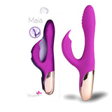 Maia Skyler - Purple 21.6 cm USB Rechargeable Bendable Rabbit Vibrator