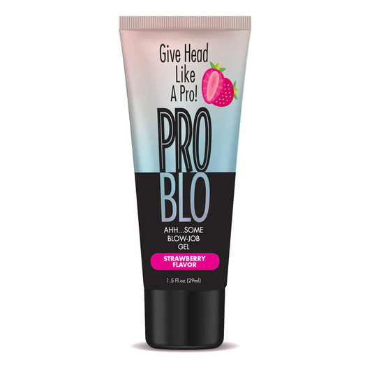 ProBlo Oral Pleasure Gel - Strawberry Flavoured Blowjob Gel - 29 ml Tube