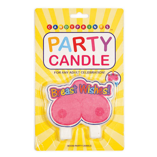 Breast Wishes Party Candle - Novelty Candle