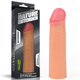 Nature Extender 2'' Silicone Sleeve - Flesh 5 cm Penis Extender Sleeve