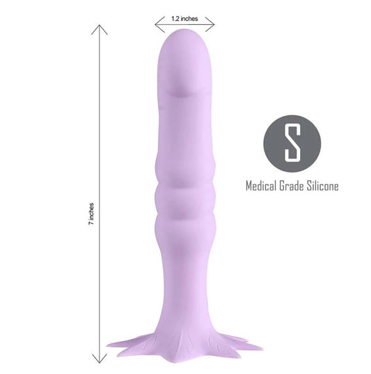 Maia Dazey - Purple 17.8 cm Silicone Dong