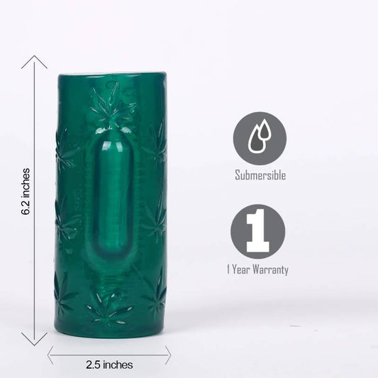 Maia Blaze - Green Vibrating Stroker Sleeve