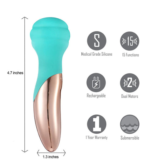 Maia Kali - Team 12 cm USB Rechargeable Mini Massage Wand