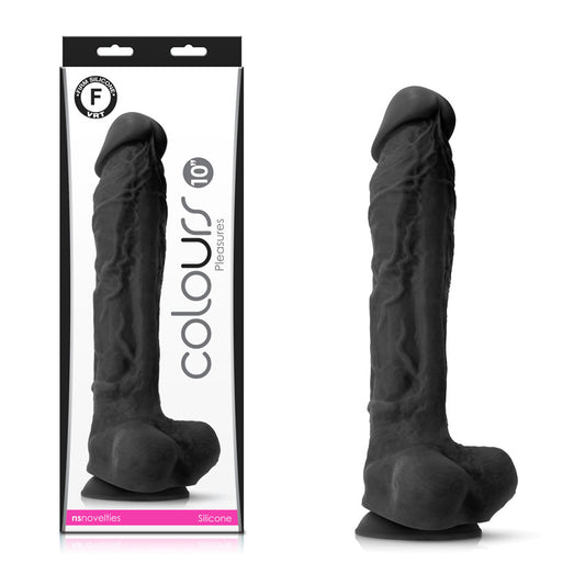 Colours Pleasures 10'' Dong - Black - Black 25.4 cm Dong