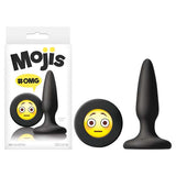 Mojis - #OMG - Black 8.6 cm (3.4'') Mini Butt Plug with Emoji Base