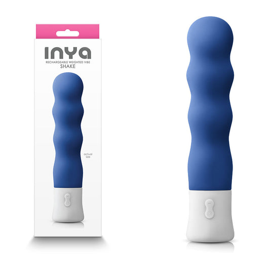 INYA Shake - Blue - Blue 17.5 cm USB Rechargeable Vibrator