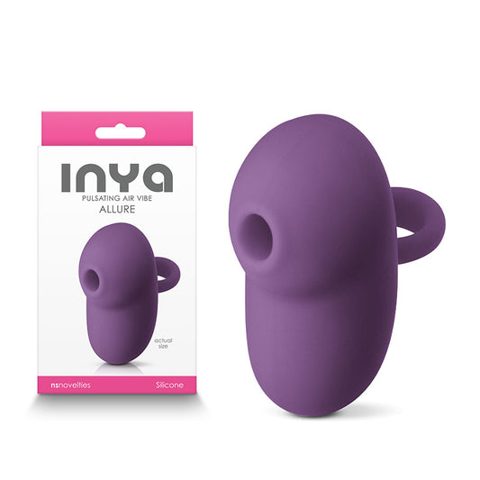 INYA Allure - Dark Purple - Dark Purple USB Rechargeable Clitoral Stimulator