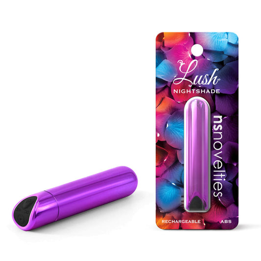 Lush Nightshade - Purple - Metallic Purple 8.9 cm USB Rechargeable Bullet