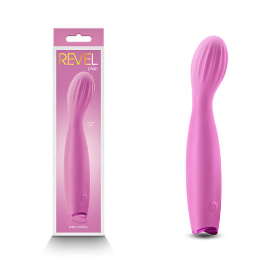 Revel Pixie - Pink - Pink 17.3 cm USB Rechargeable Vibrator