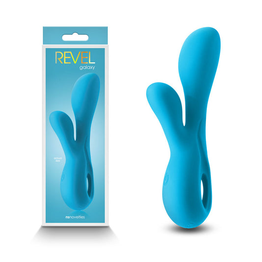 Revel Galaxy - Blue - Blue 15.6 cm USB Rechargeable Rabbit Vibrator